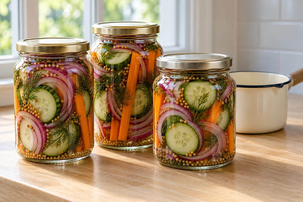Pickles au vinaigre : choisir le vinaigre et le doser